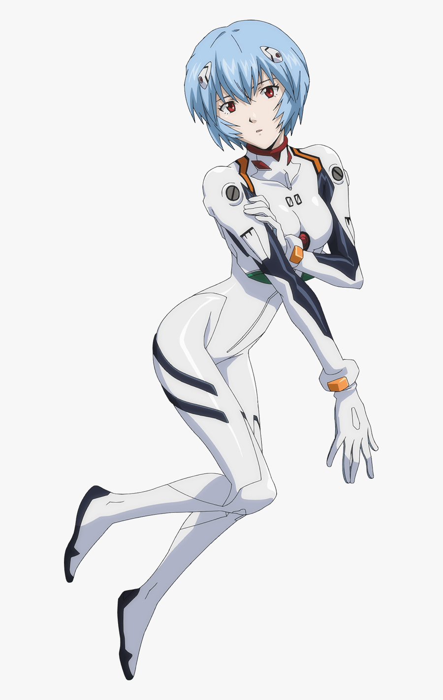 Clip Art Rei Eva Pilot Plugsuit - Neon Genesis Evangelion Rei Png, Transparent Clipart