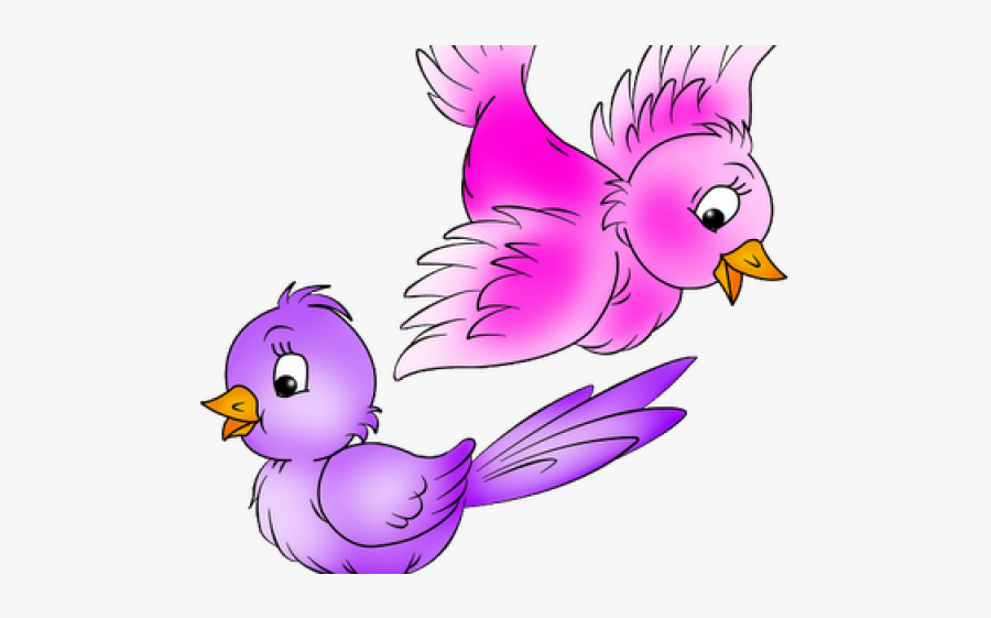 Lovebird Clipart - Cartoon Birds To Draw, Transparent Clipart