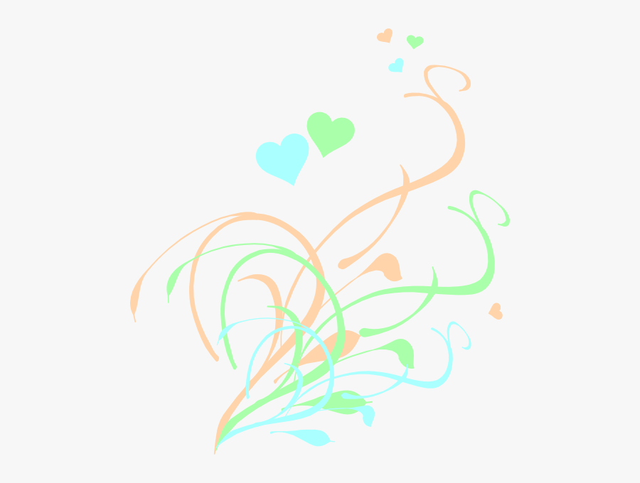 Love Birds On A Branch-pink Svg Clip Arts - P And K Love, Transparent Clipart