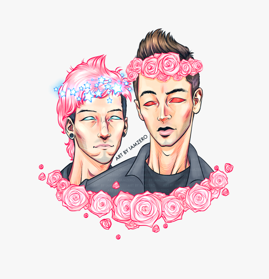 Twenty One Pilots, Josh Dun, And Tyler Joseph Image - Illustration, Transparent Clipart