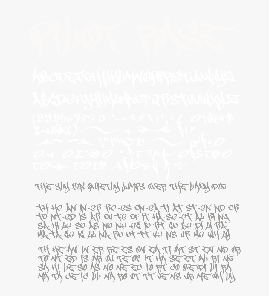 Clip Art Font Graffito - Poster, Transparent Clipart