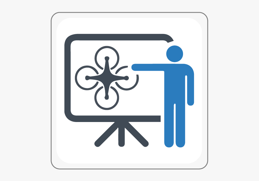 Blue Presentation Icon, Transparent Clipart