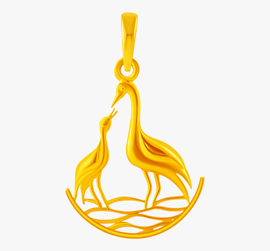 14kt Yellow Gold Pendant For Women - Pc Chandra Pendant Design, Transparent Clipart