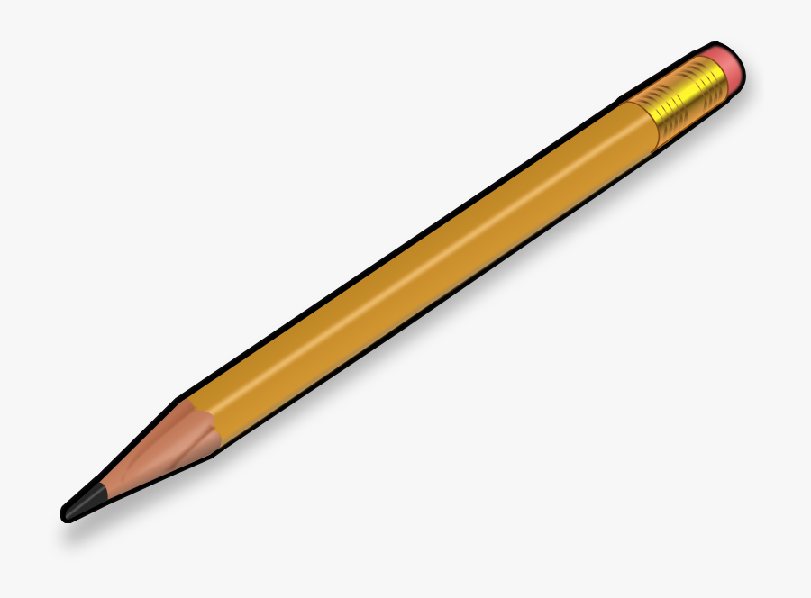 Pencil Is A Solid, Transparent Clipart