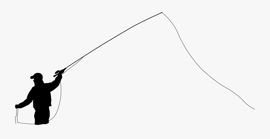 Fisherman - Pull Fish Out Of Water, Transparent Clipart