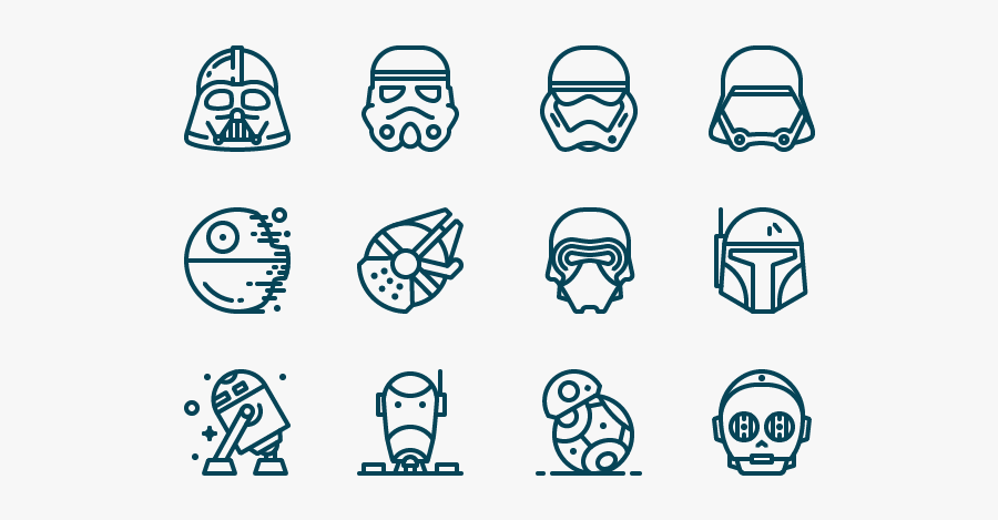 Star Wars Tattoo Minimalist, Transparent Clipart