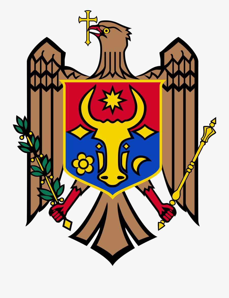 Moldova Coat Of Arms, Transparent Clipart