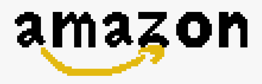 Amazon Logo Pixelated, Transparent Clipart