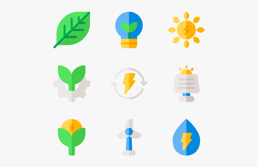 Sustainable Energy, Transparent Clipart