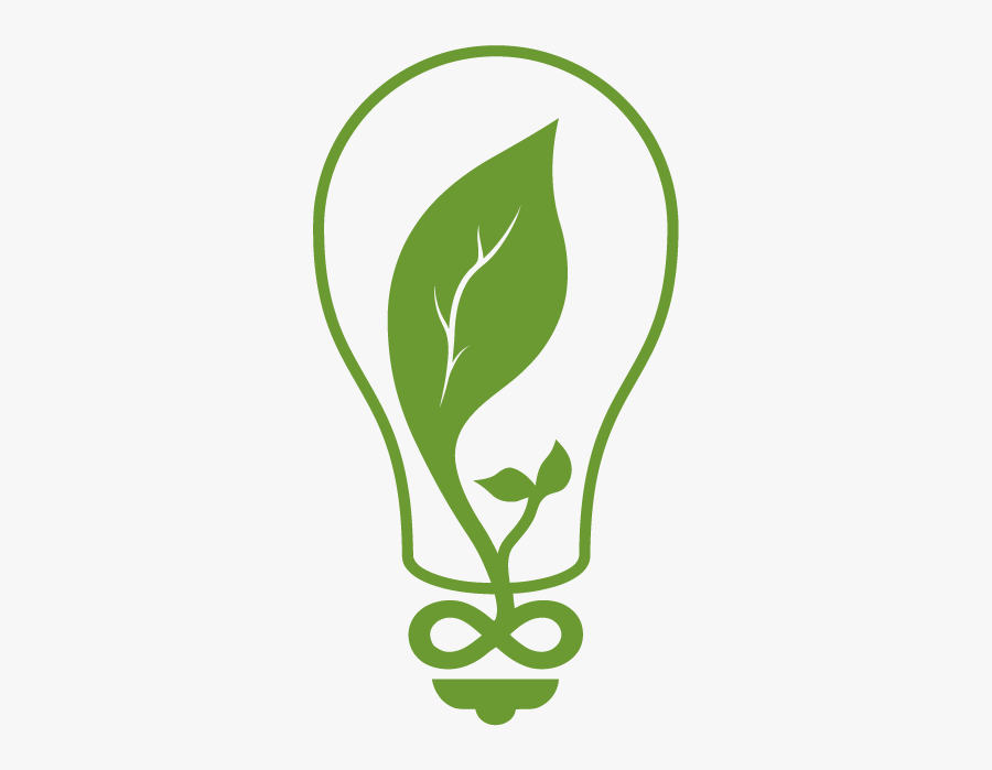 Green Bulb Logo Png, Transparent Clipart