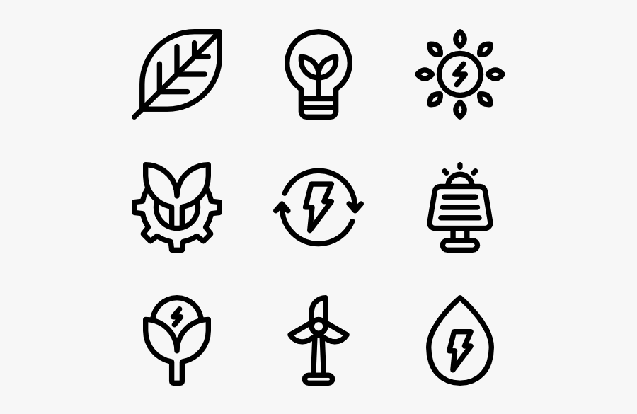 Sustainable Energy - Icon Watch, Transparent Clipart