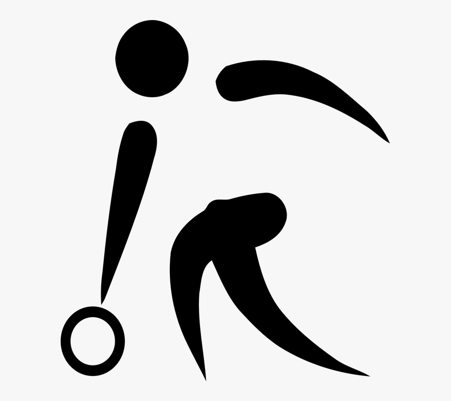 Bowling, Skittles, Ninepins, Pictogram, Sport, Black - Clipart Bowling Silhouette, Transparent Clipart
