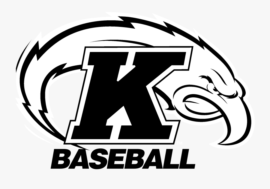 Ken State Baseball Logo Black And White - Kent State Baseball Logo, Transparent Clipart
