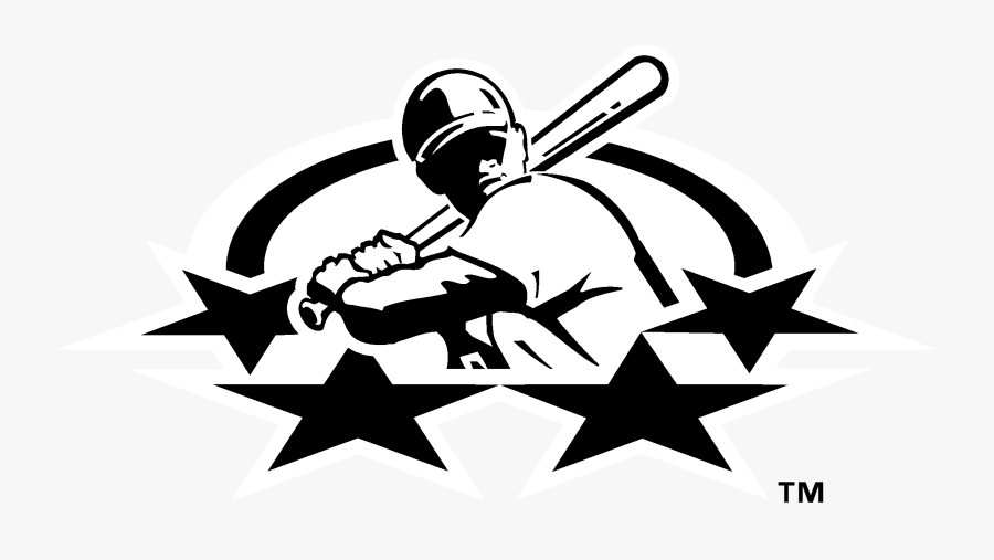 Minor League Baseball Logo Black And White Baseball , Free