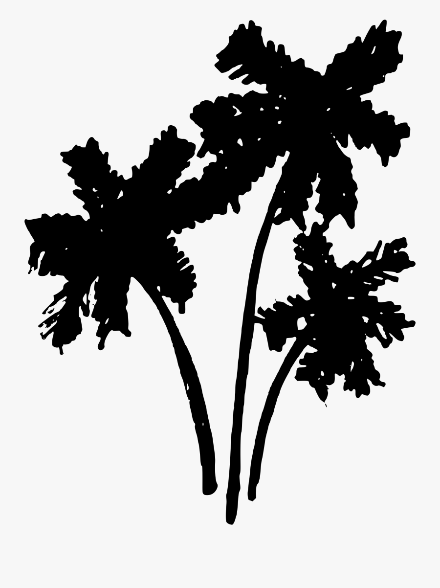 This Free Icons Png Design Of Summer Palm Tree Part - Summer Black And White Icon, Transparent Clipart