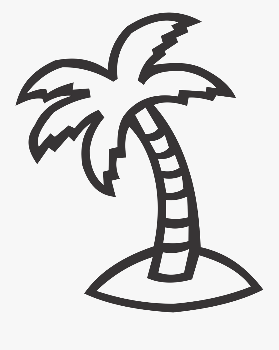 Palm Tree - Palm Tree Icon Transparent, Transparent Clipart