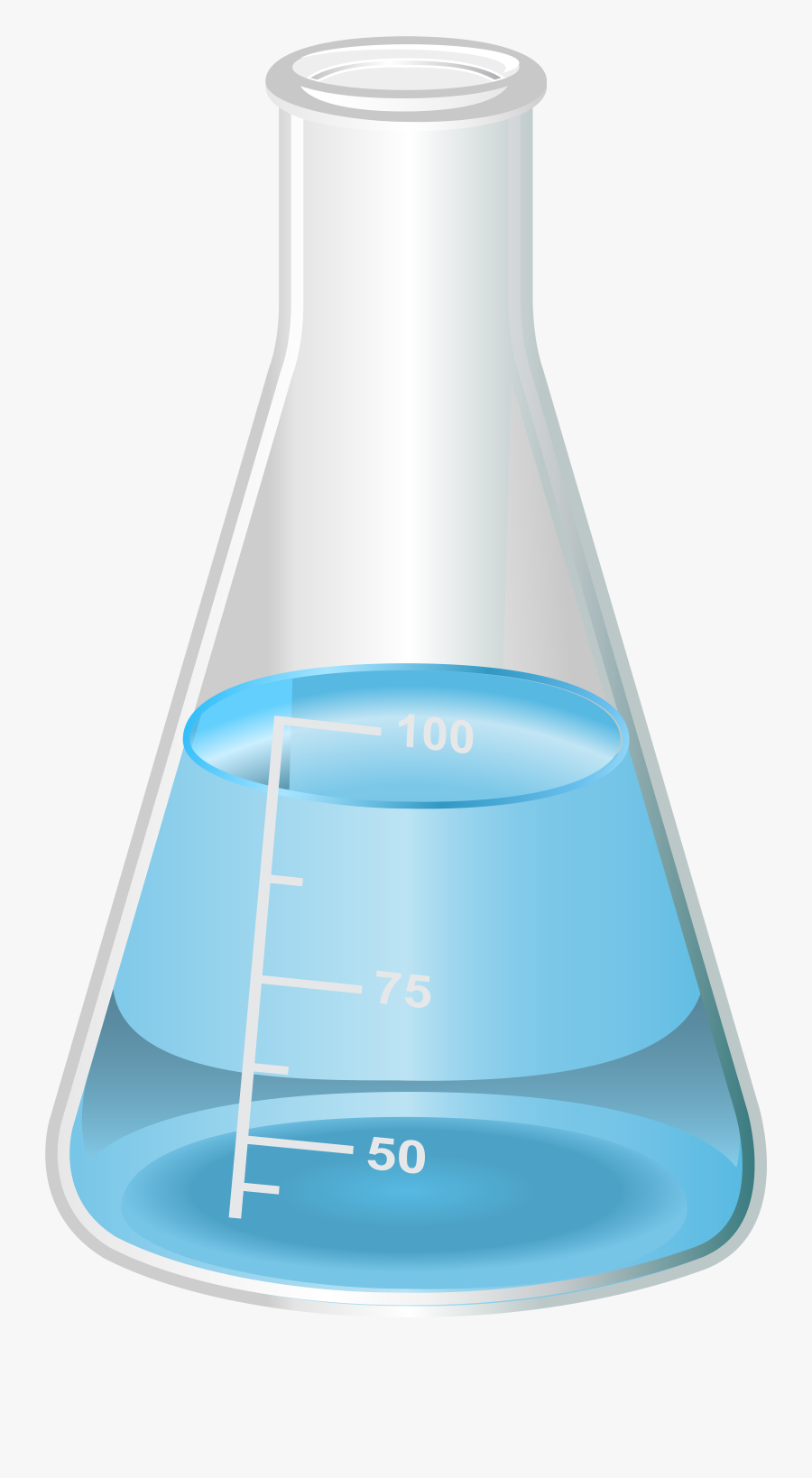 Transparent Erlenmeyer Flask Png - Erlenmeyer Flask Transparent Background, Transparent Clipart