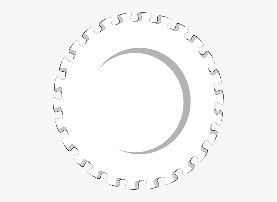 Fancy Gear Wheel Gs Gear Wheel Black White Line Art - Fresno, Transparent Clipart