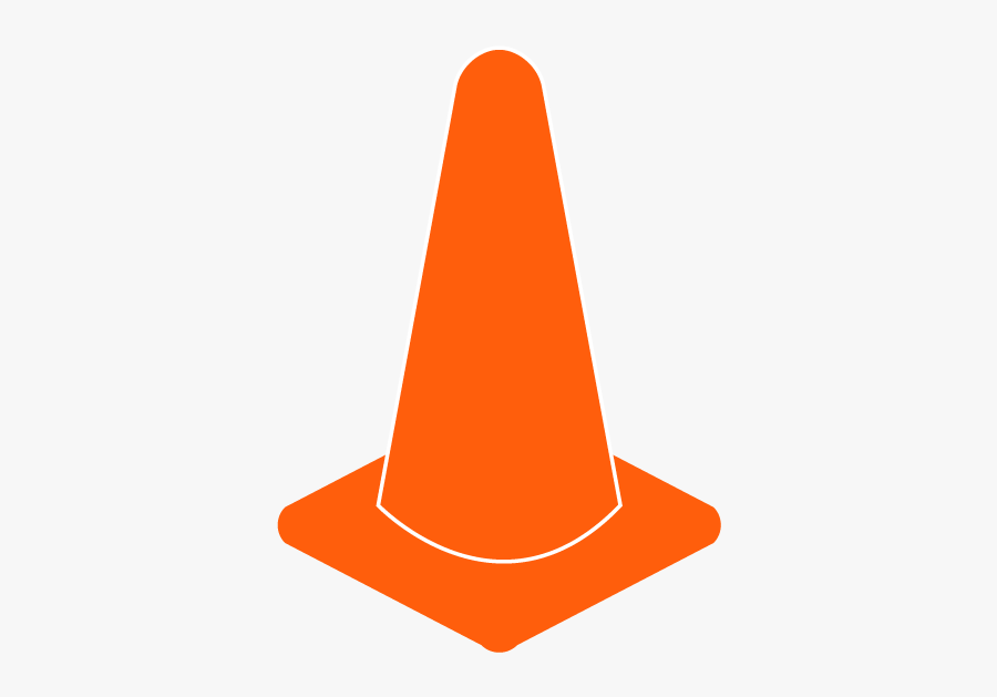 Clip Art Orange Cone, Transparent Clipart