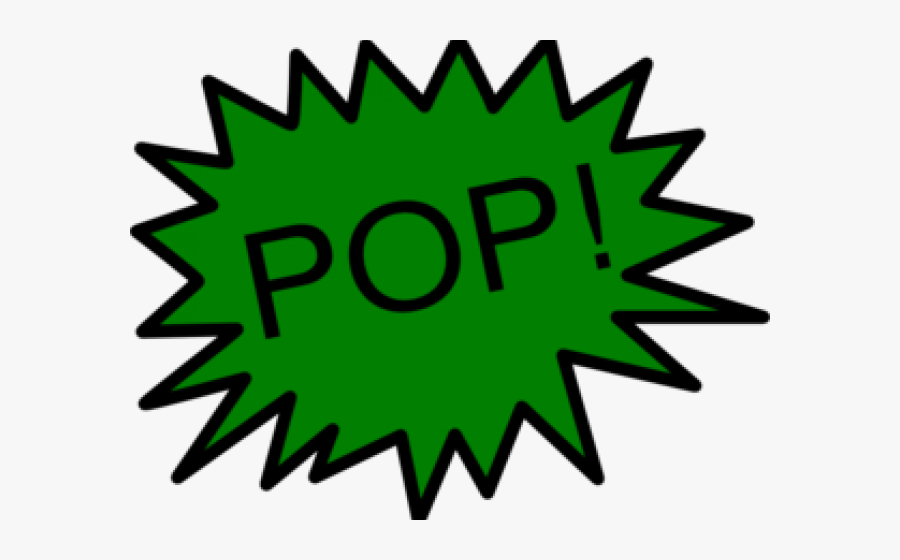 Pop Art Clipart Balloon Burst - Comic Book Bubble Png Blue, Transparent Clipart