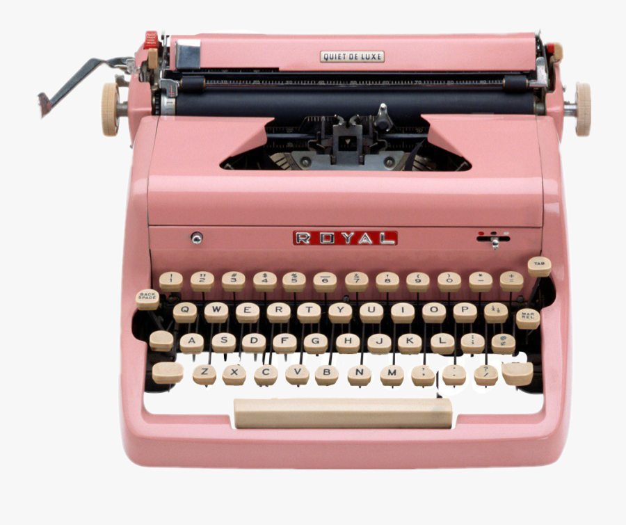 Transparent Cute Typewriter Clipart - Smile Is A Best Medicine Of Every Problem, Transparent Clipart