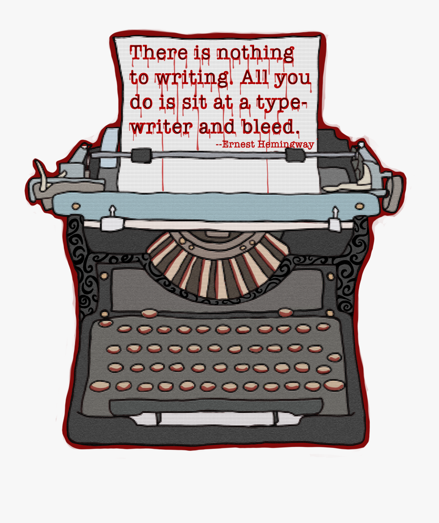 Hemingway Typewriter - Space Bar, Transparent Clipart