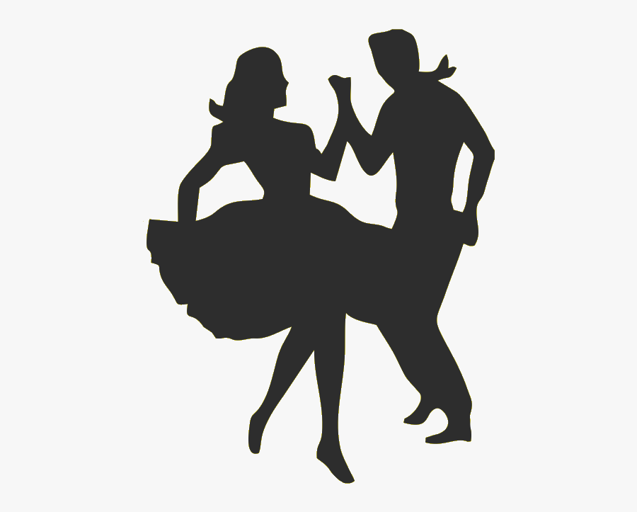 Ballroom Dance Swing Social Dance Country-western Dance - Jive Dance Silhouettes, Transparent Clipart