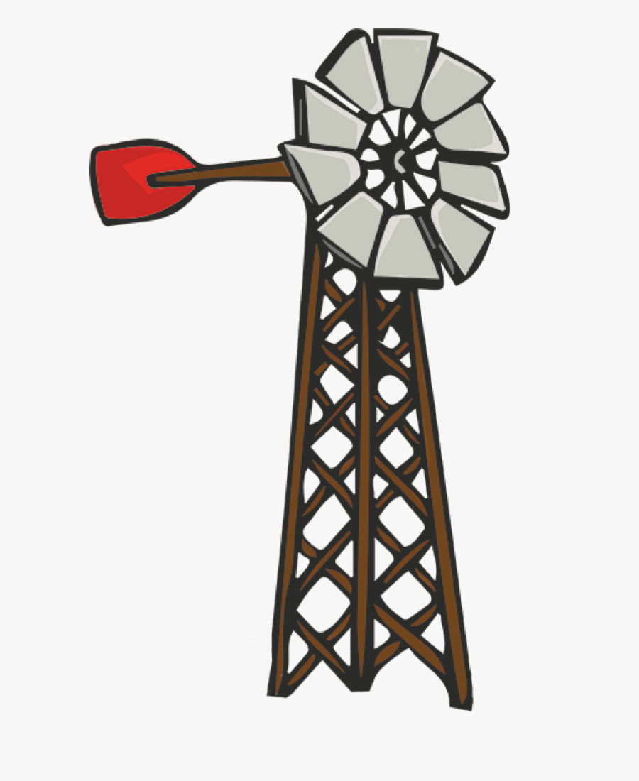 Windmill, Transparent Clipart