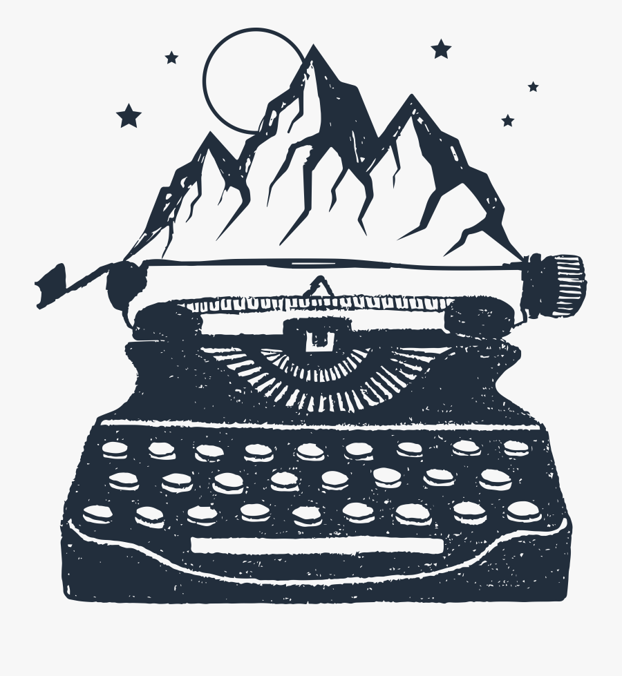 Lake Tahoe Photographers - Typewriter Illustration, Transparent Clipart