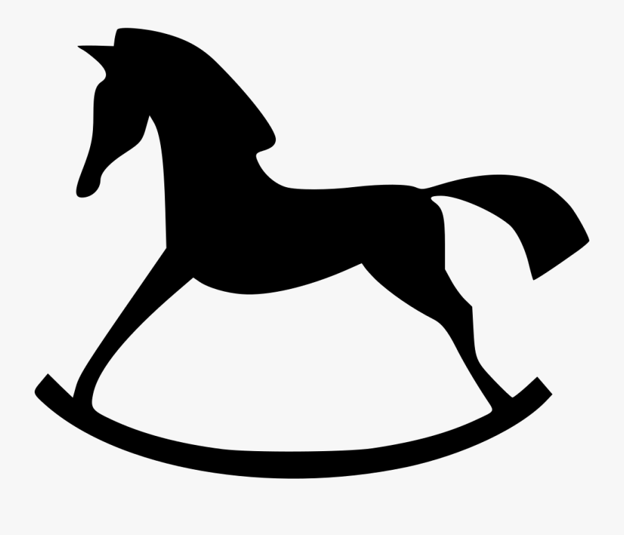 Hourse Rocking Horse Swing Swing Hourse Toy Comments - Silhouette Rocking Horse Clipart, Transparent Clipart