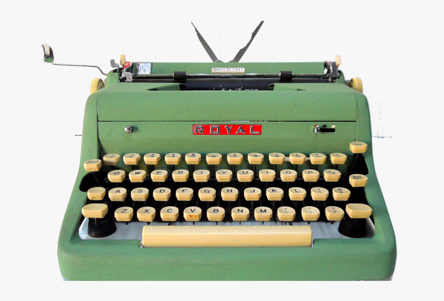 Transparent Clipart Typewriter - Apple Wireless Keyboard Mc184ll B, Transparent Clipart