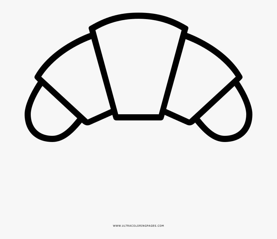 Croissant Coloring Page Get Croissant Logo , Free