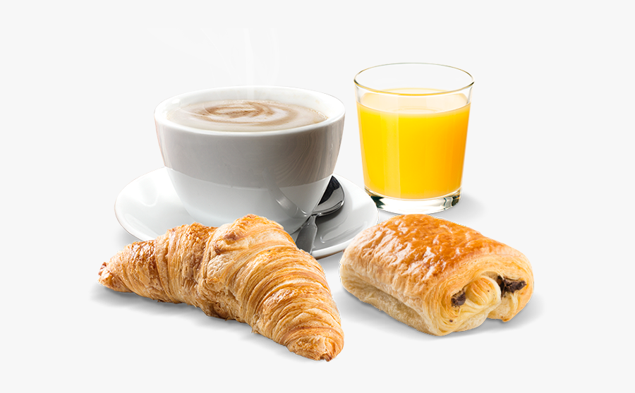 Breakfast Pastries And Coffee, Transparent Clipart
