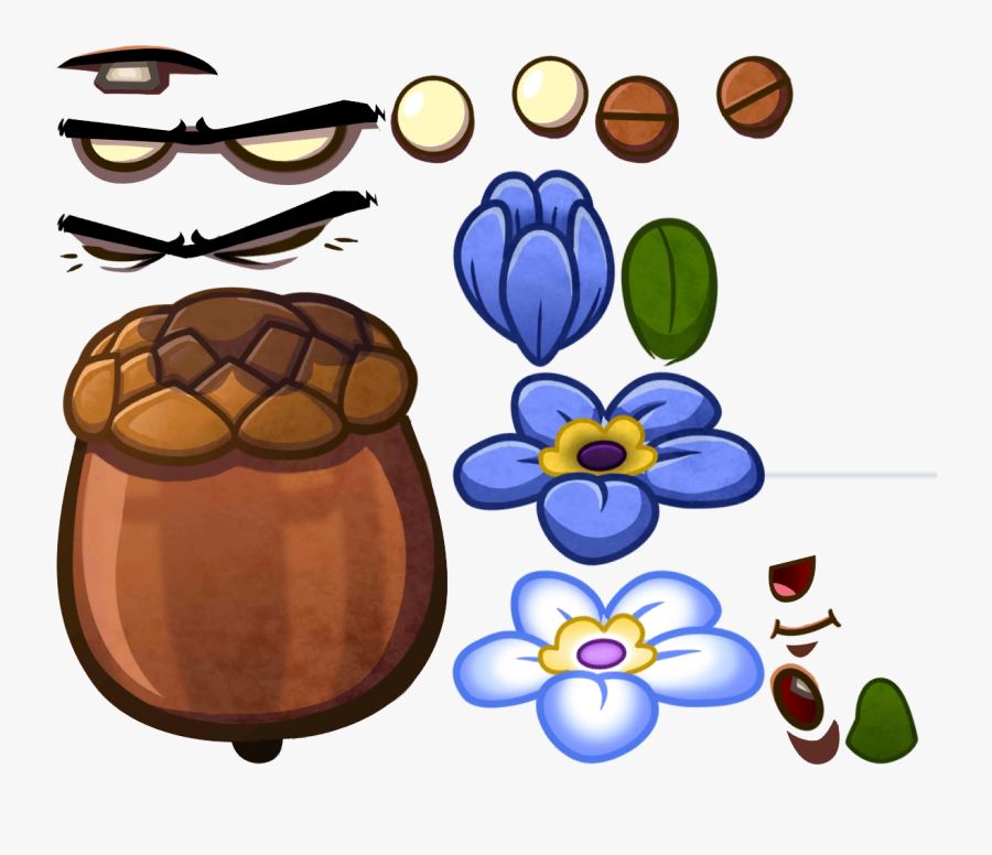 Pvz Heroes Forget Me Nuts, Transparent Clipart