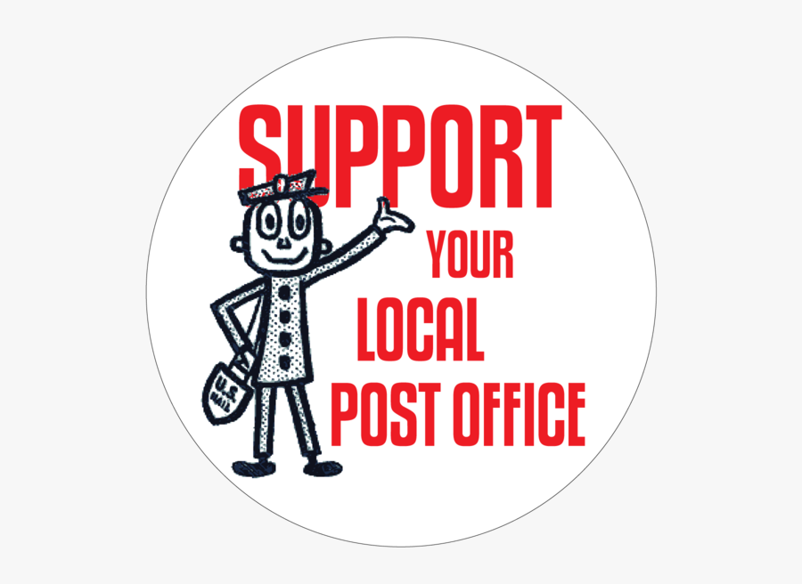 Support Local Post Office Button - Global Goals 3, Transparent Clipart