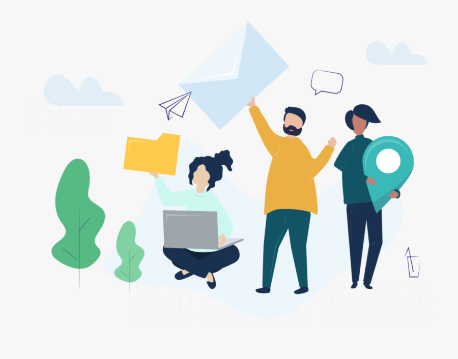 Post Office Clip Art, Transparent Clipart