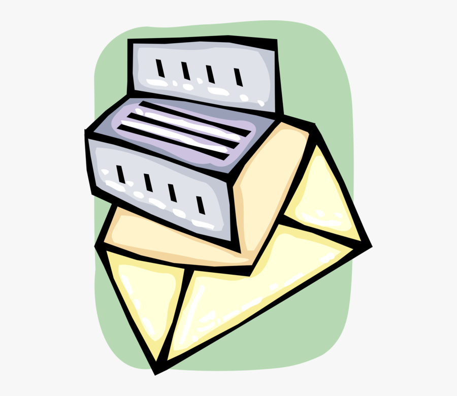 Vector Illustration Of Post Office Mail Or Postal Airmail, Transparent Clipart