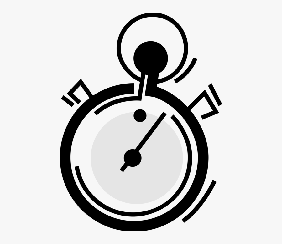 Stopwatch Clipart Timepiece - Circle, Transparent Clipart