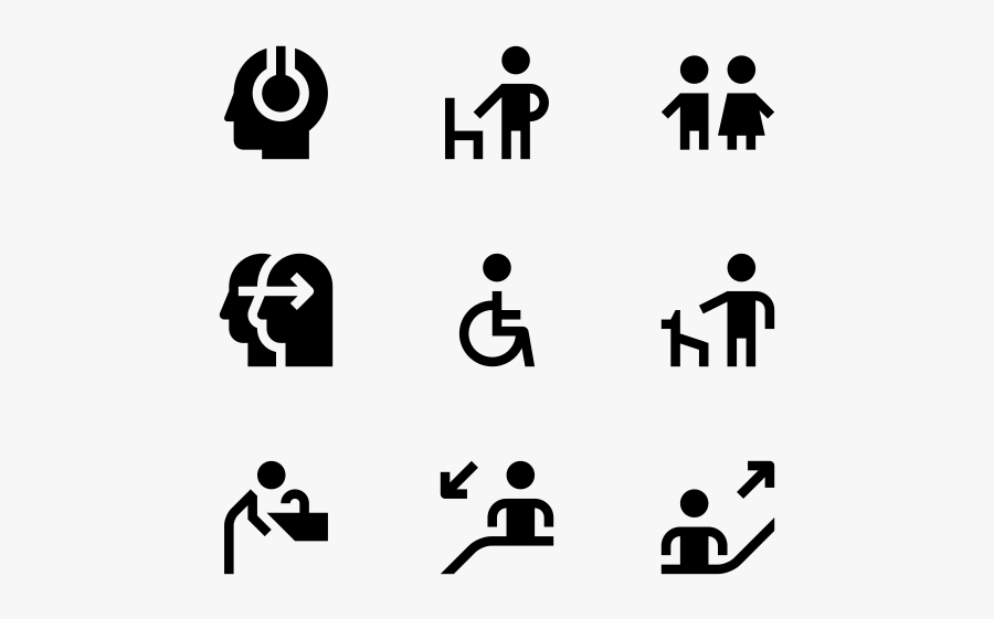 People - Silhouettes, Transparent Clipart