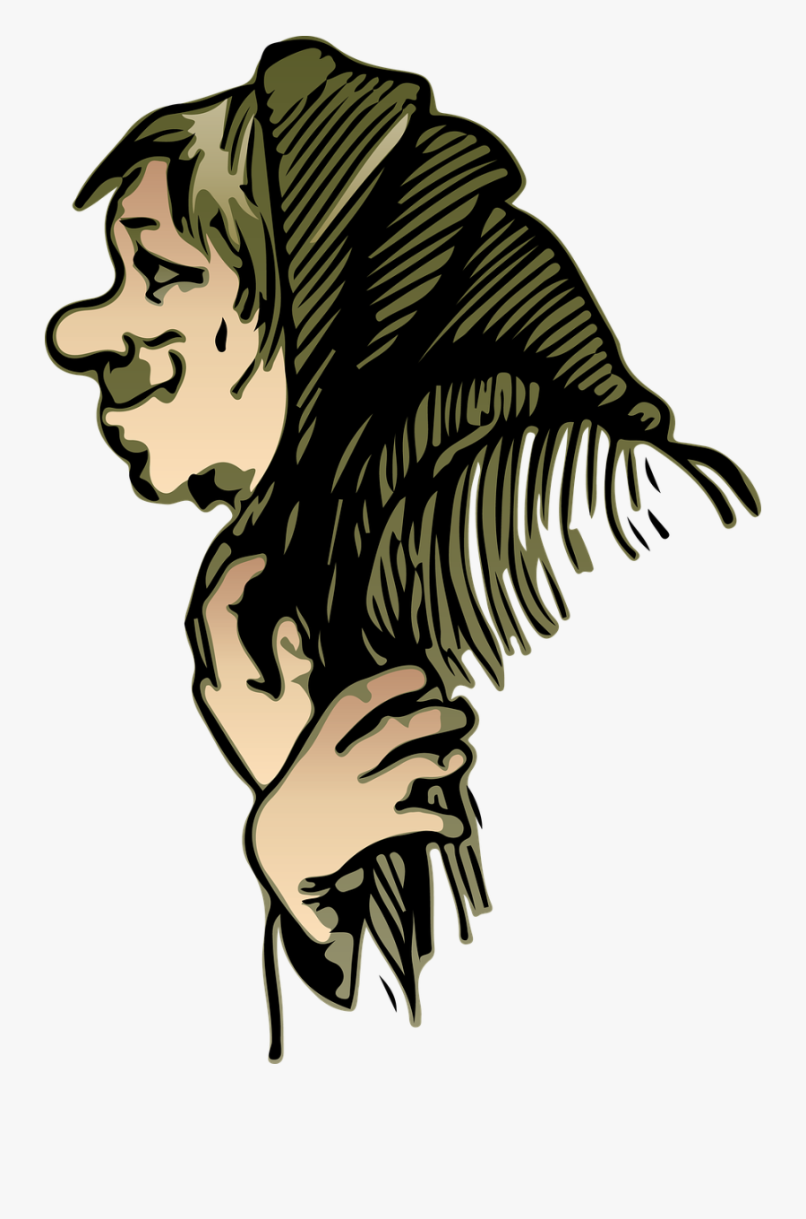 Old Woman Female Free Picture - Old Age, Transparent Clipart