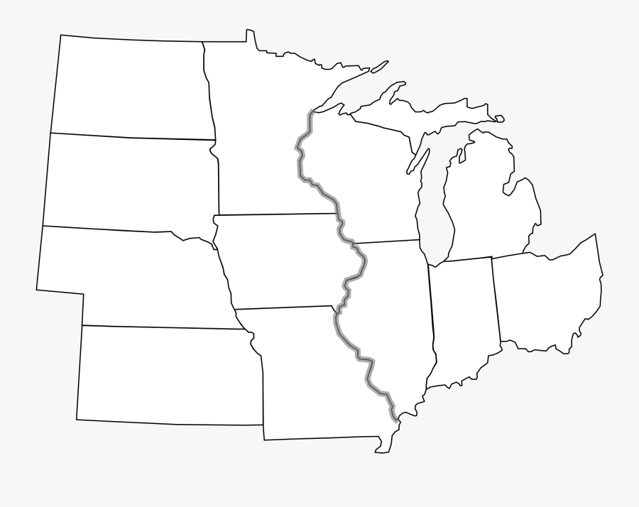 Printable Midwest Map