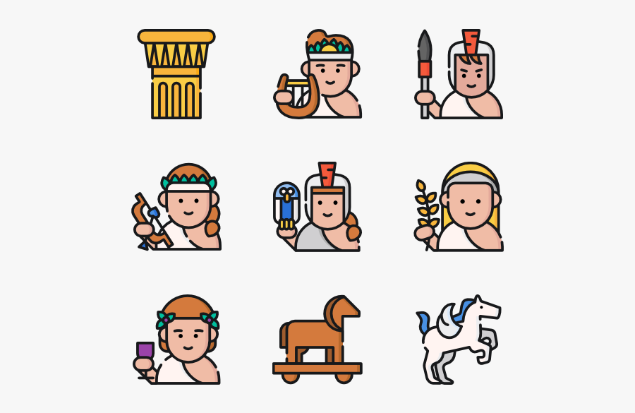 Greek Mythology - Human Color Icon Png , Free Transparent Clipart - Clipart...