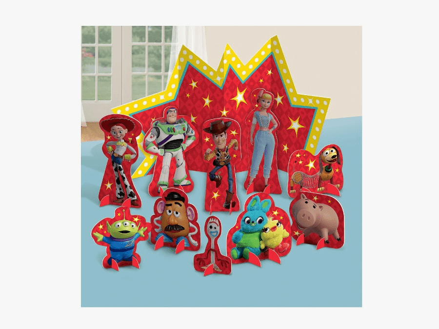Toy Story Birthday Party Table Decoration Kit - Toy Story 4 Decorations, Transparent Clipart