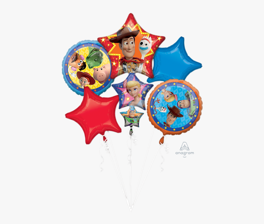 Toy Story Balloon Bouquet, Transparent Clipart