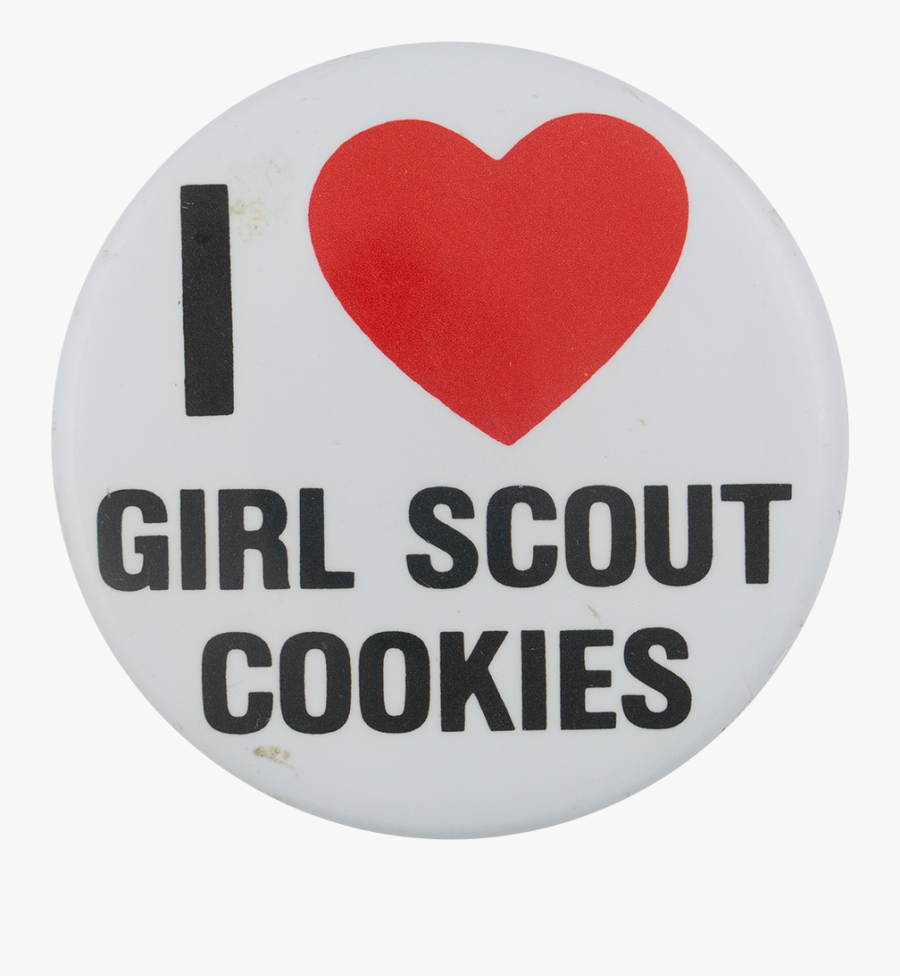 I Love Girl Scout Cookies, Transparent Clipart