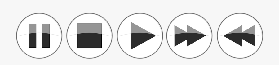 Buttons, Player, Media, Multimedia, Audio, Video, Sign - Play Stop Button Png, Transparent Clipart