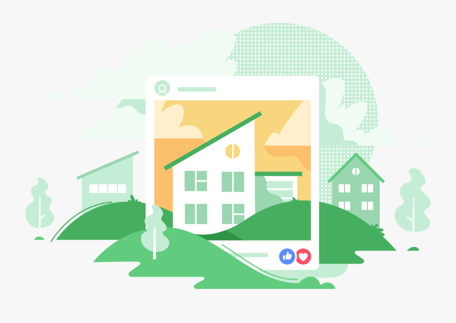 Real Estate Illustration, Transparent Clipart