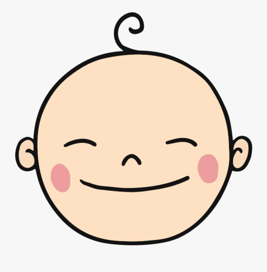 Sticker App For Moms & Infants Messages Sticker-0 - Baby Smile Cartoon Png, Transparent Clipart