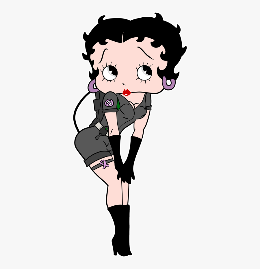 Betty Boop As A Ghostbuster V - Betty Boop, Transparent Clipart