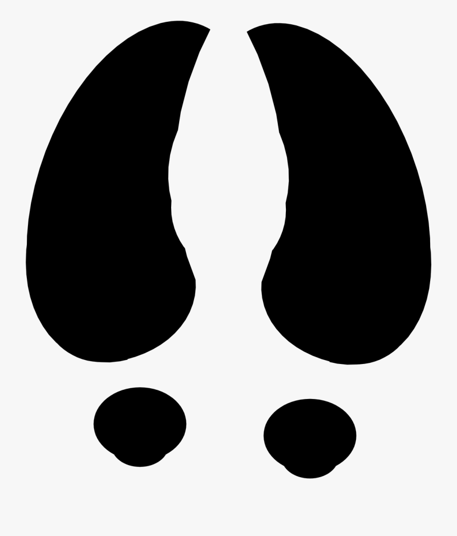Deer Track Clip Art, Transparent Clipart